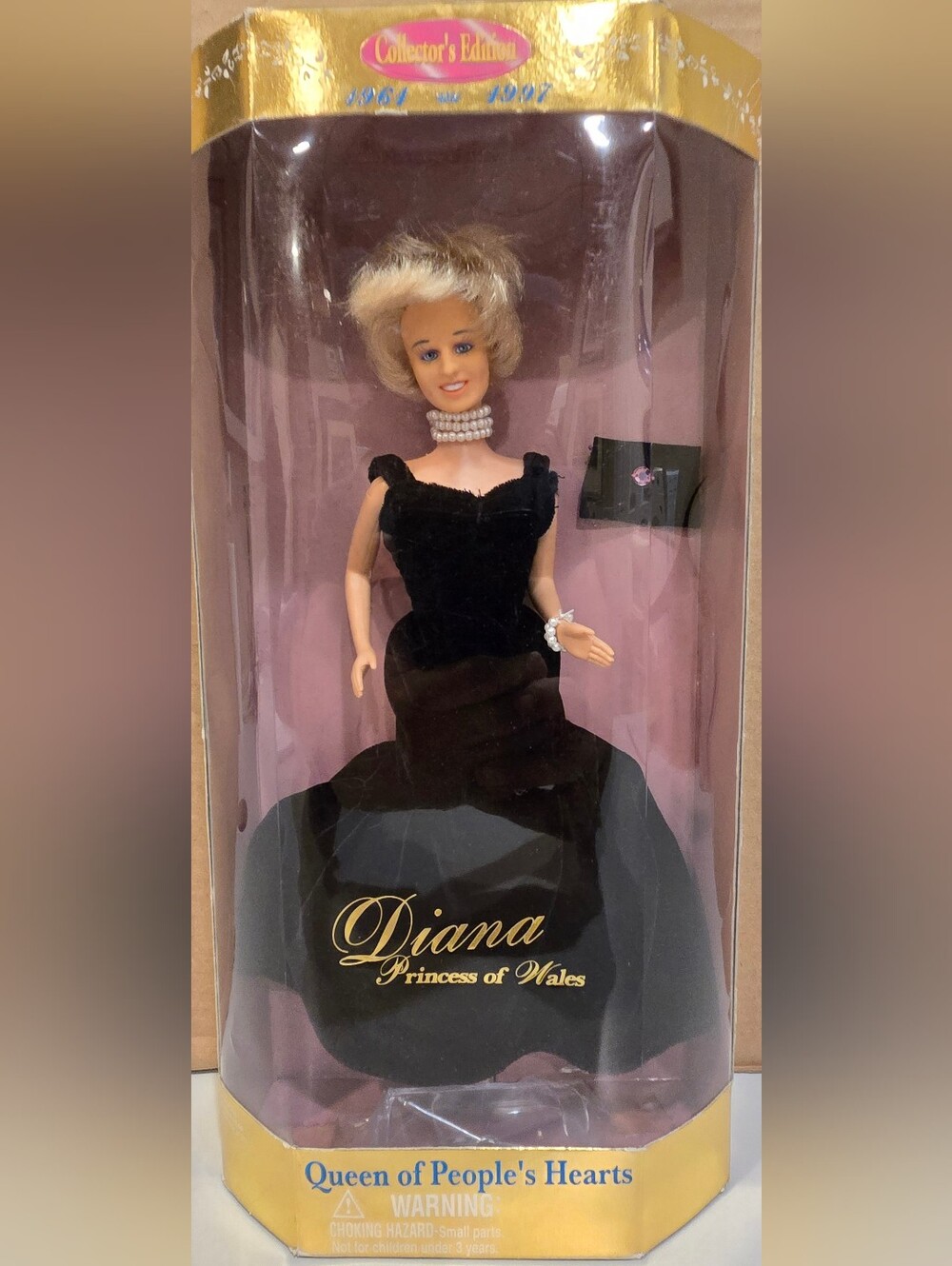 Collector's Edition Princess Diana Tribute Doll in Black Gown